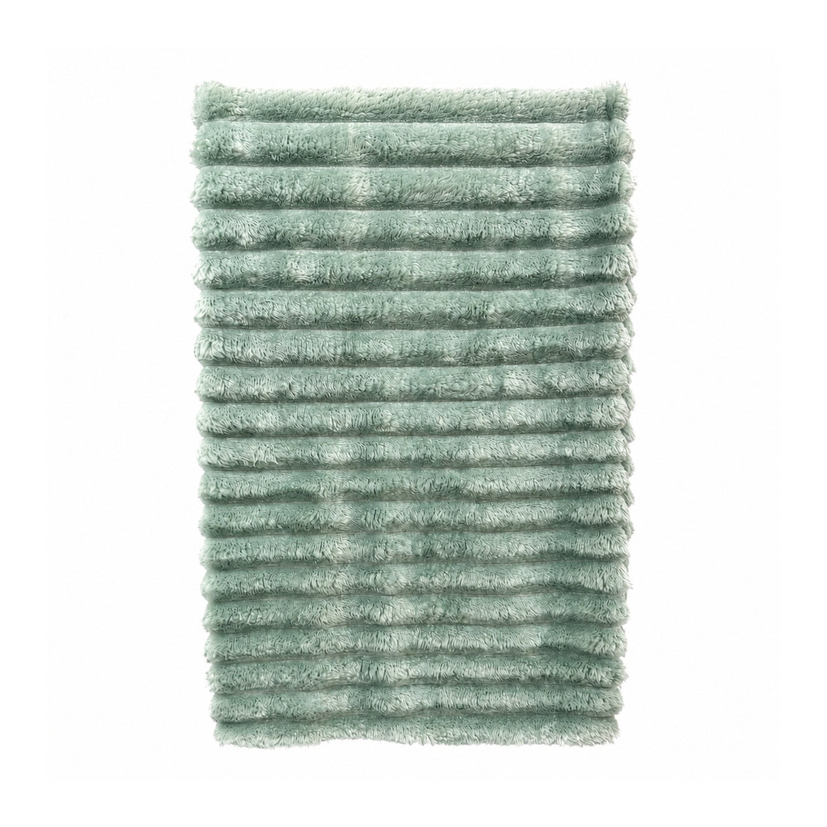 Ribbed Seafoam Green Throw