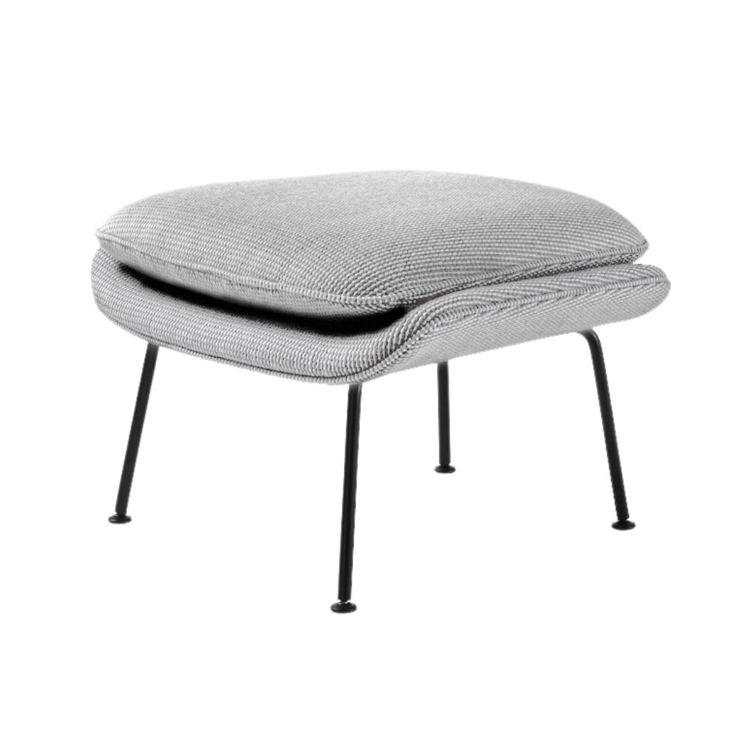 Ottoman - Woo Lounge Cloud Fabric Lt Grey