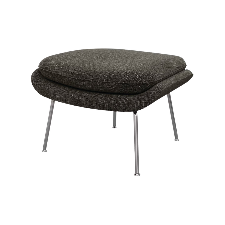 Woo Lounge Black Grey Fabric