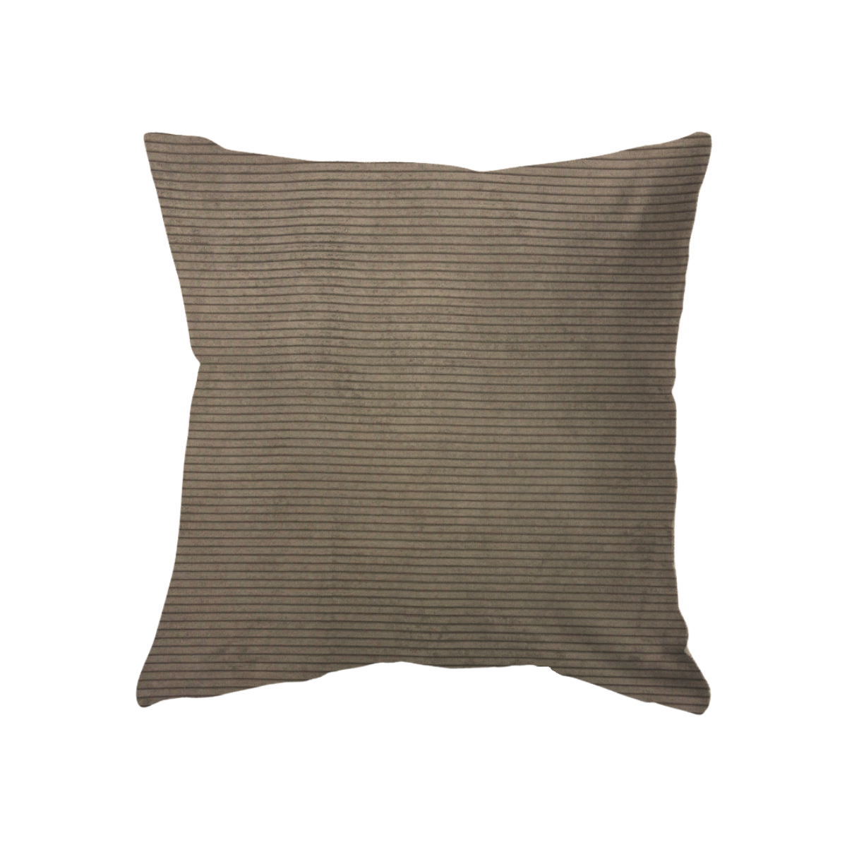 22x22 Cedar Taupe with Fine Stripe Pattern