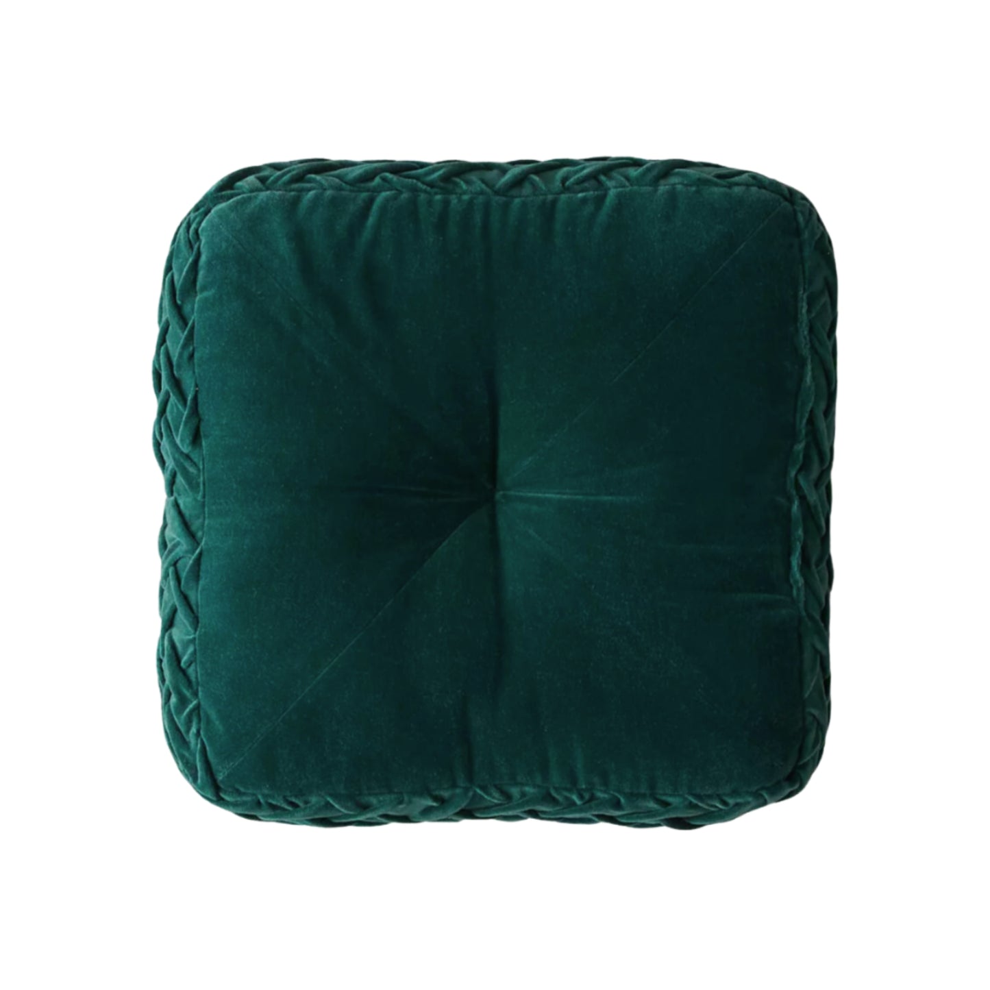 Throw Emerald Square Pintuck Pillow