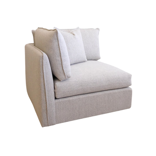 Left Corner Woodland Lockwood Coin Sofa