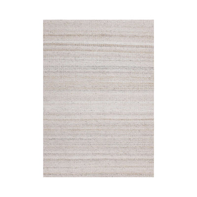 5x8 Textured Striped Taupe Rug