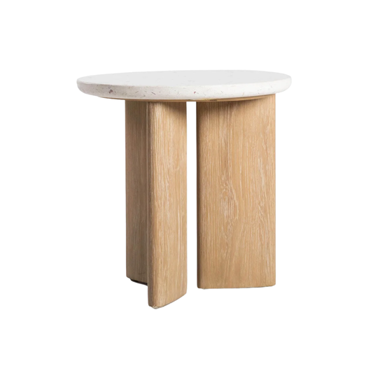 Infinity With Concrete Top Side Table