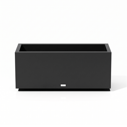 Block Long Box Black Medium Planter