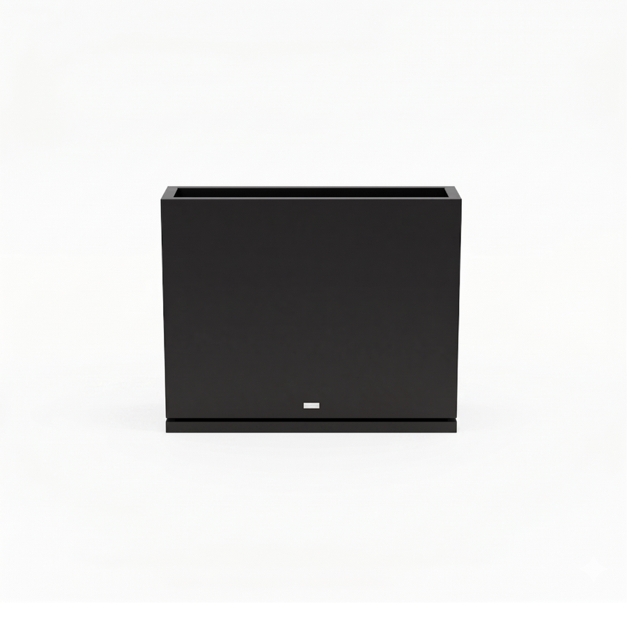 Block Span Black Medium Planter