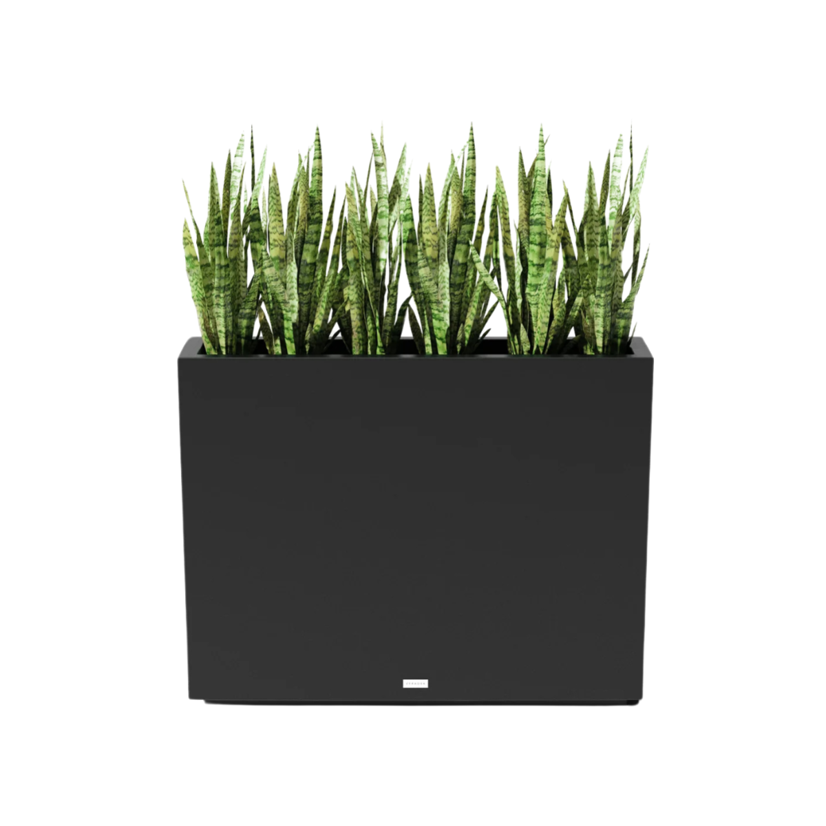 Block Span Black Medium Planter