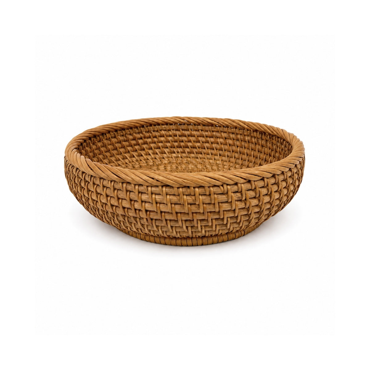 Brown Woven Honey Basket Small