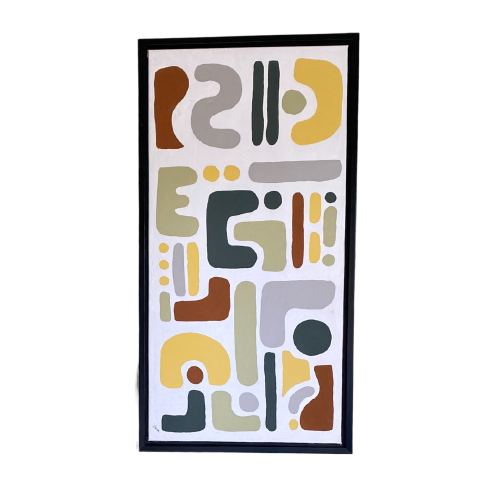 CLEARED Morse code (38 in X 20 in)