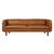 Beaconsfield Brown Leather Sofa