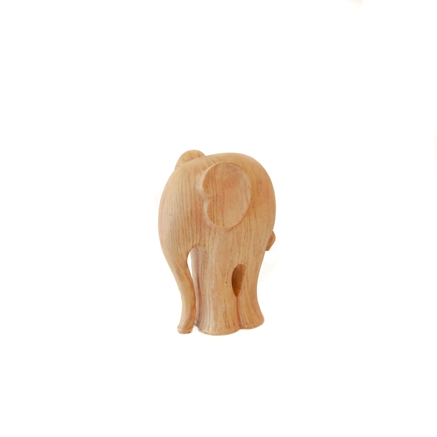 Wooden Elephant Sculpture