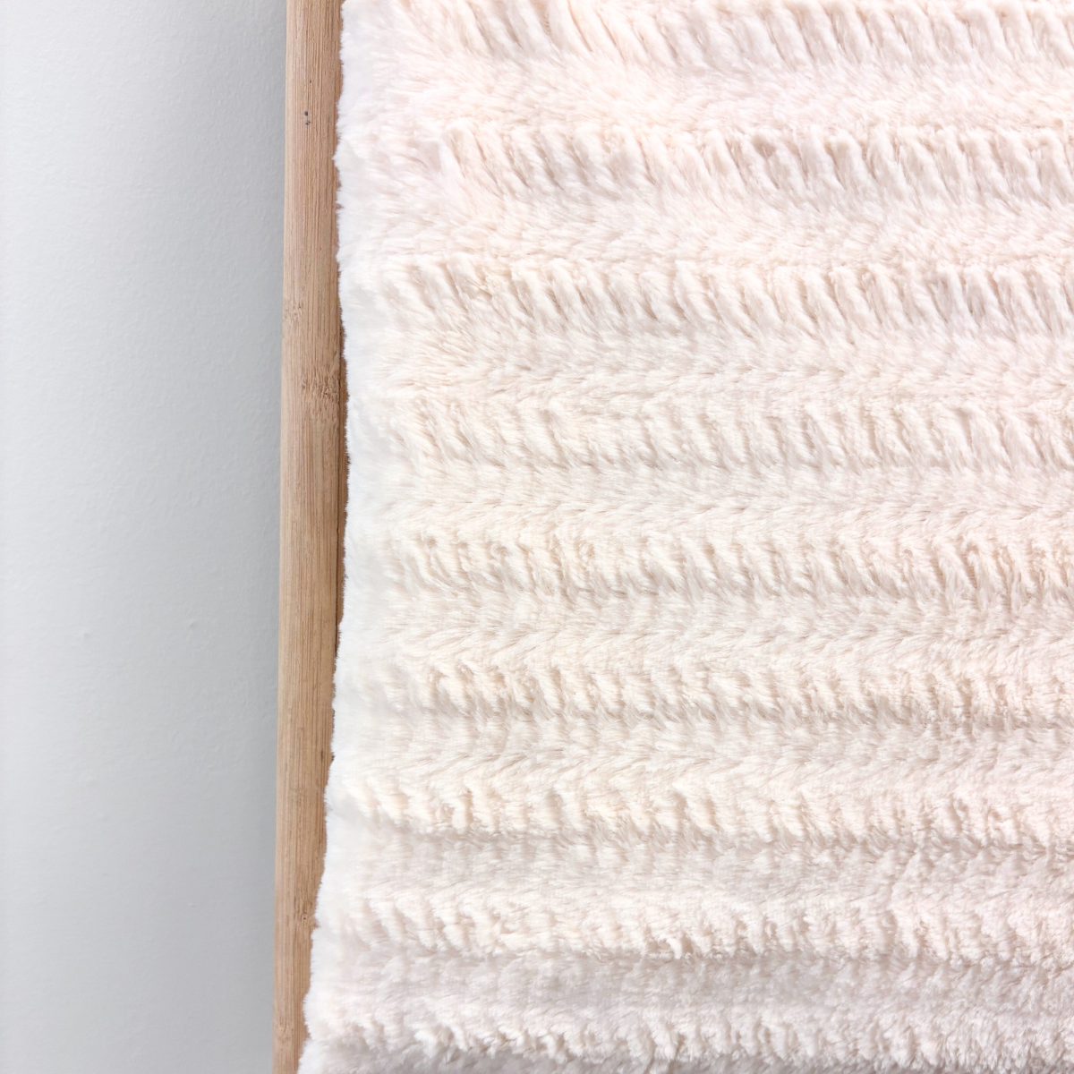 Faux Fur Solid Cream