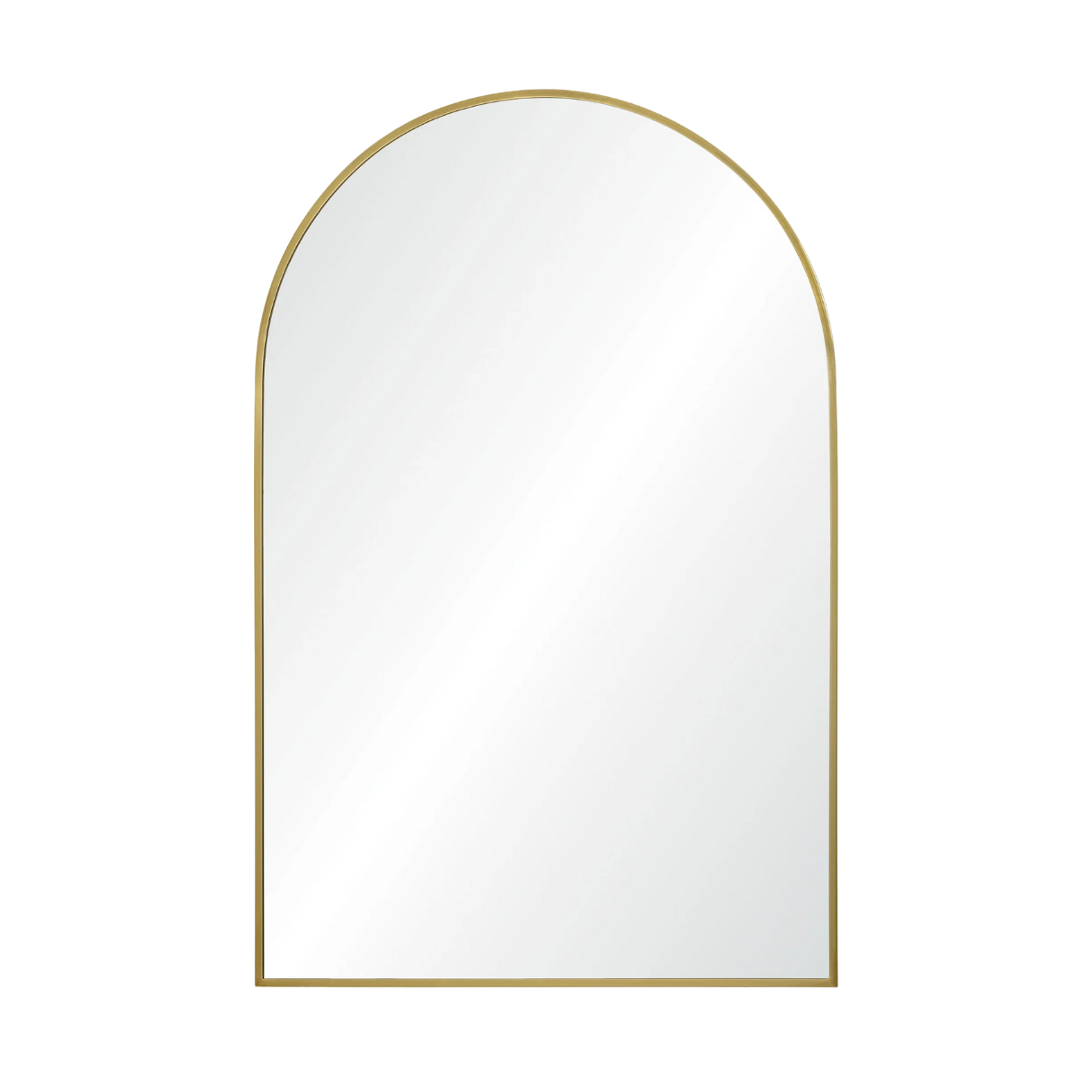 Durness Satin Gold Curve Mirror