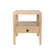 Hara 1 Drawer Natural Oak Side Table