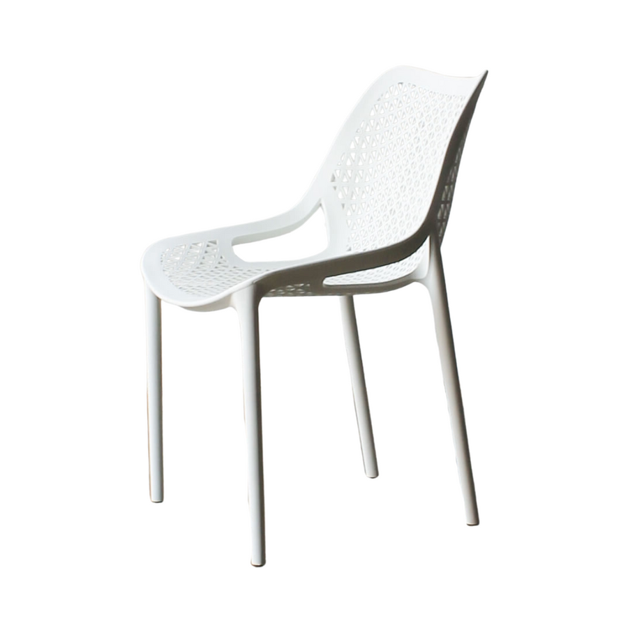 Calypso White Patio Chair