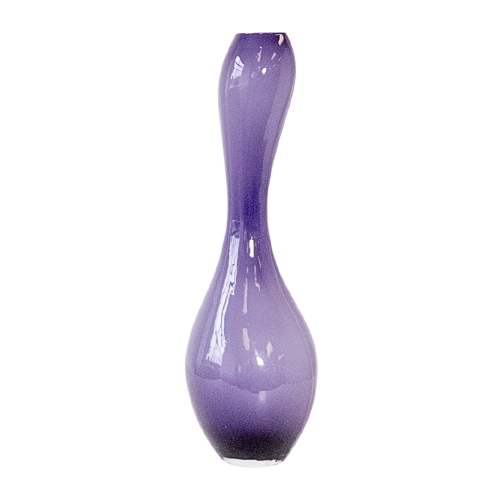 Asymmetrical Purple Vase