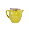 Green Tea Pot with Chrome Lid