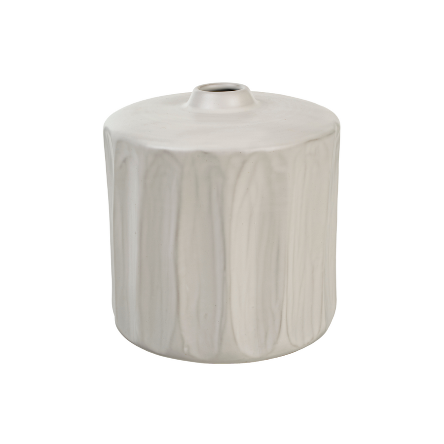 Conifer White Medium Vase