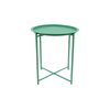Outdoor Side Table - Round Green Simple Table