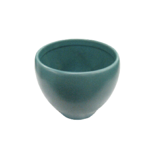 Ceramic Round Matte Blue Pot