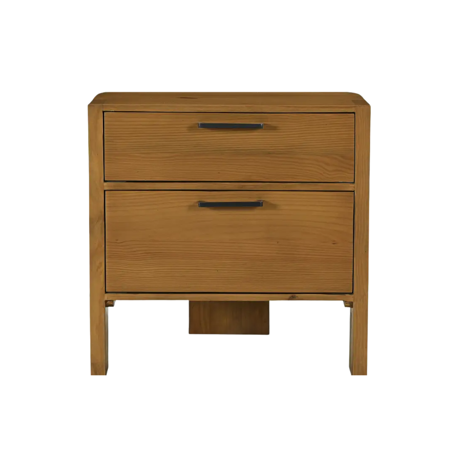 Side Table 2-Drawer Lachlan Brown