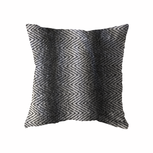 18x18 - Black & White Ombre