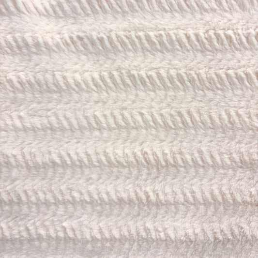 Faux Fur Solid Cream