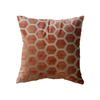 22x22 Geometric Honeycomb Pink Velvet