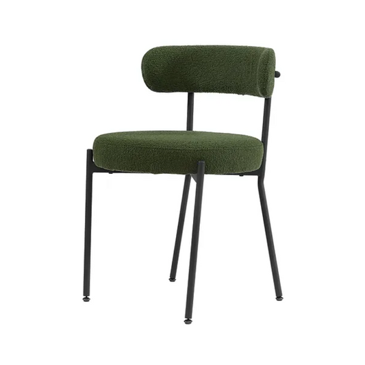 Dining Chair Molly Green w/ Black Base