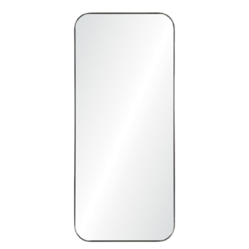 Delphinus Rectangular Chrome Frame Mirror