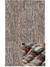 9x13 Kaleidoscope Grey, White & Red Rug