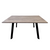 Dining Table Black Base w/ Wood Top