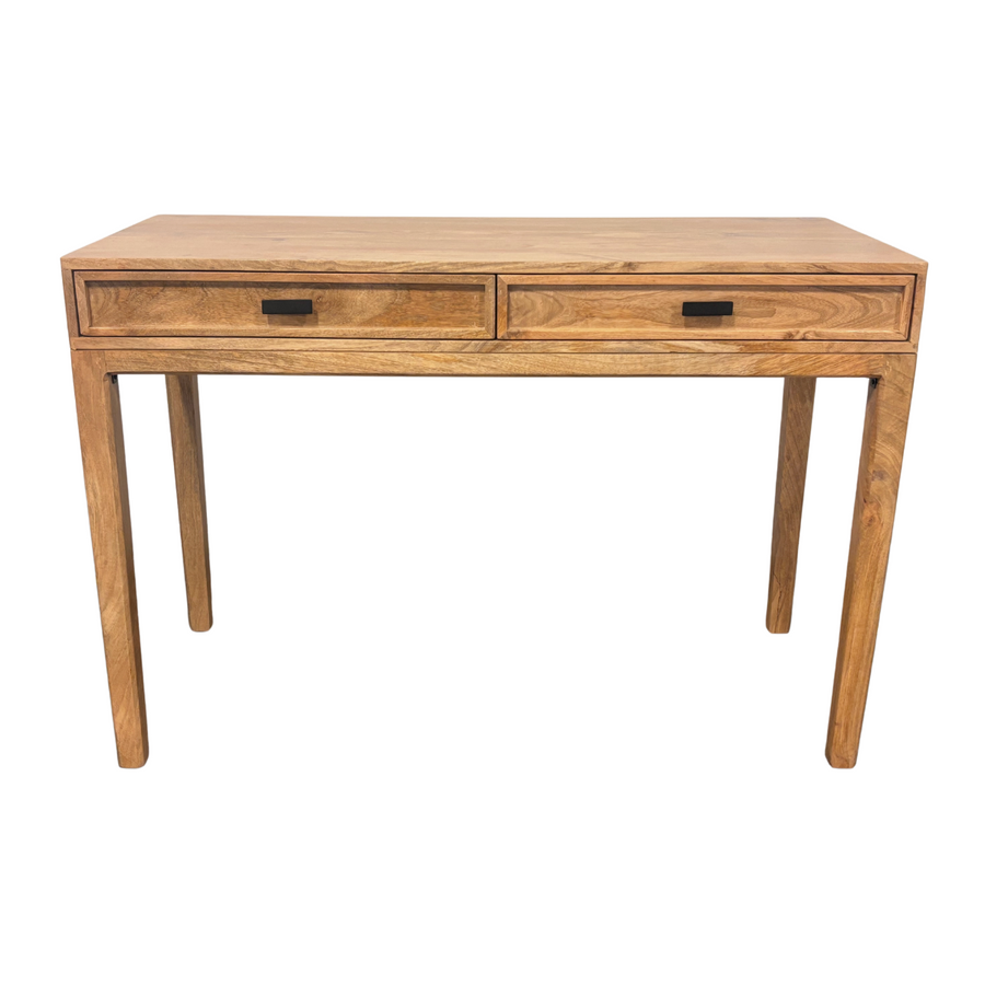 Solid Wood Desk with Drawers