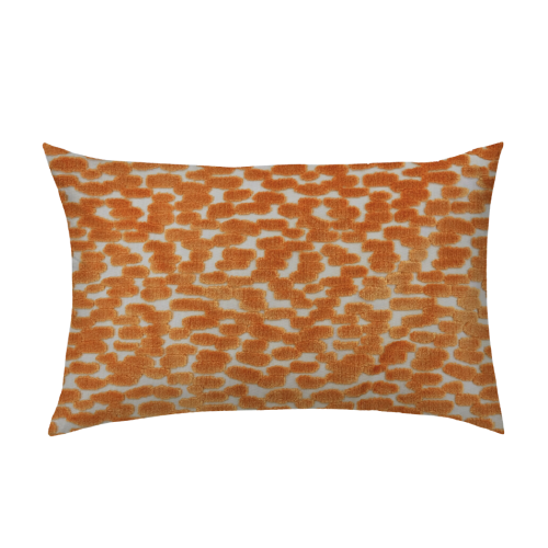 11x14- Orange Burn-out Velvet Splotches