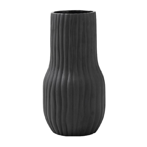 Nocera Black Ceramic Vase