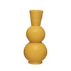 Vase - Round Stoneware Matte Mustard