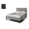 Complete Bed - King w/ Headboard Upholstered Joshua Charcoal, Leg 13"