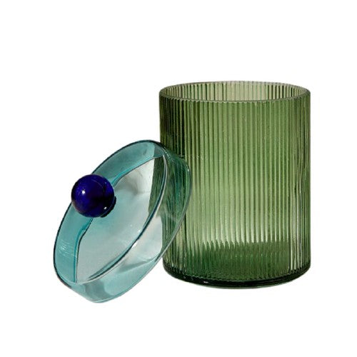 Green Cotton Ball Container