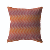 18x18 - Orange/Pink Velvet Chevron