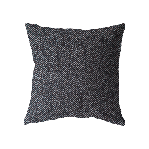 18x18 - B&W Herringbone