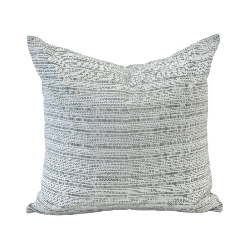 18x18 in Green Dots & Stripes Pillow