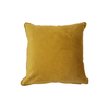 Pillow - 22 x 22 Mustard yellow velvet