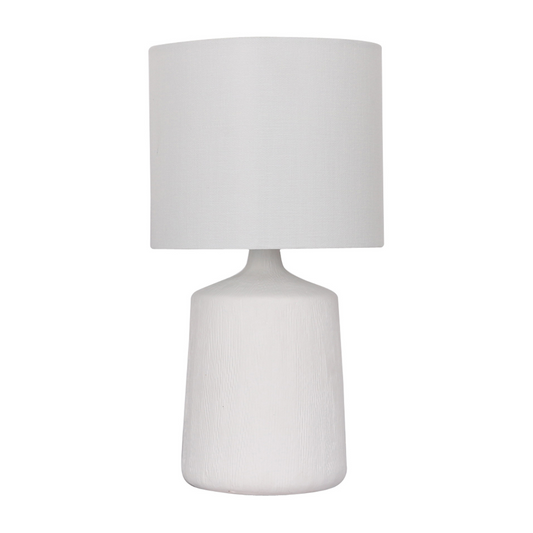Table White Ceramic Large Lamp