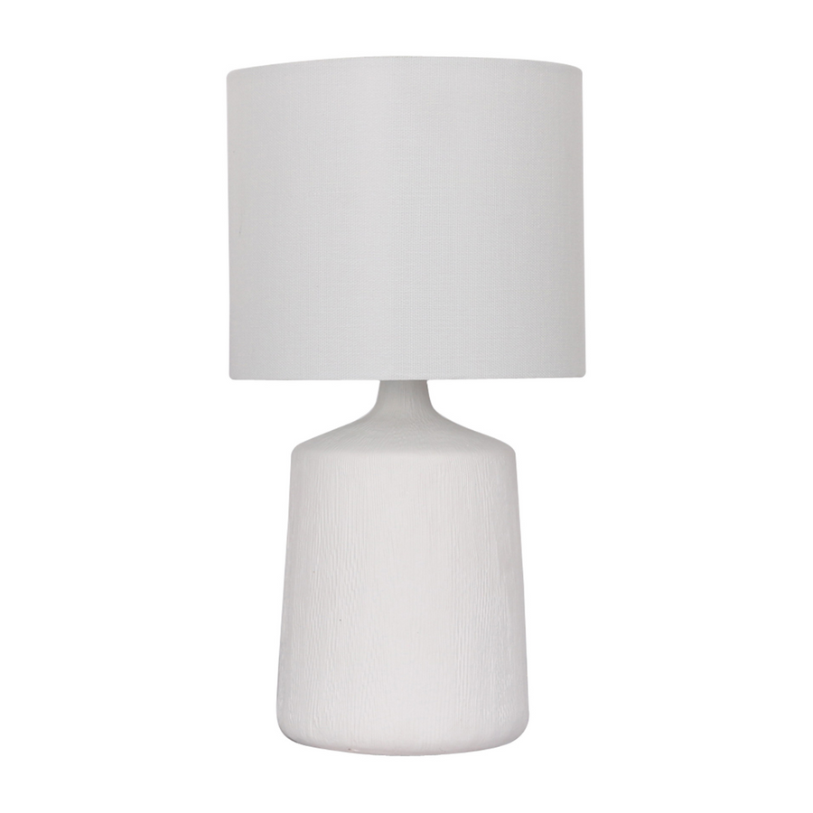 Table White Ceramic Large Lamp