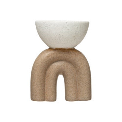 Decorative - Two-Tone Stoneware Rainbow