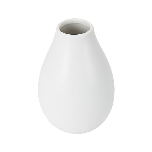 Ceramic White Raindrop Shape