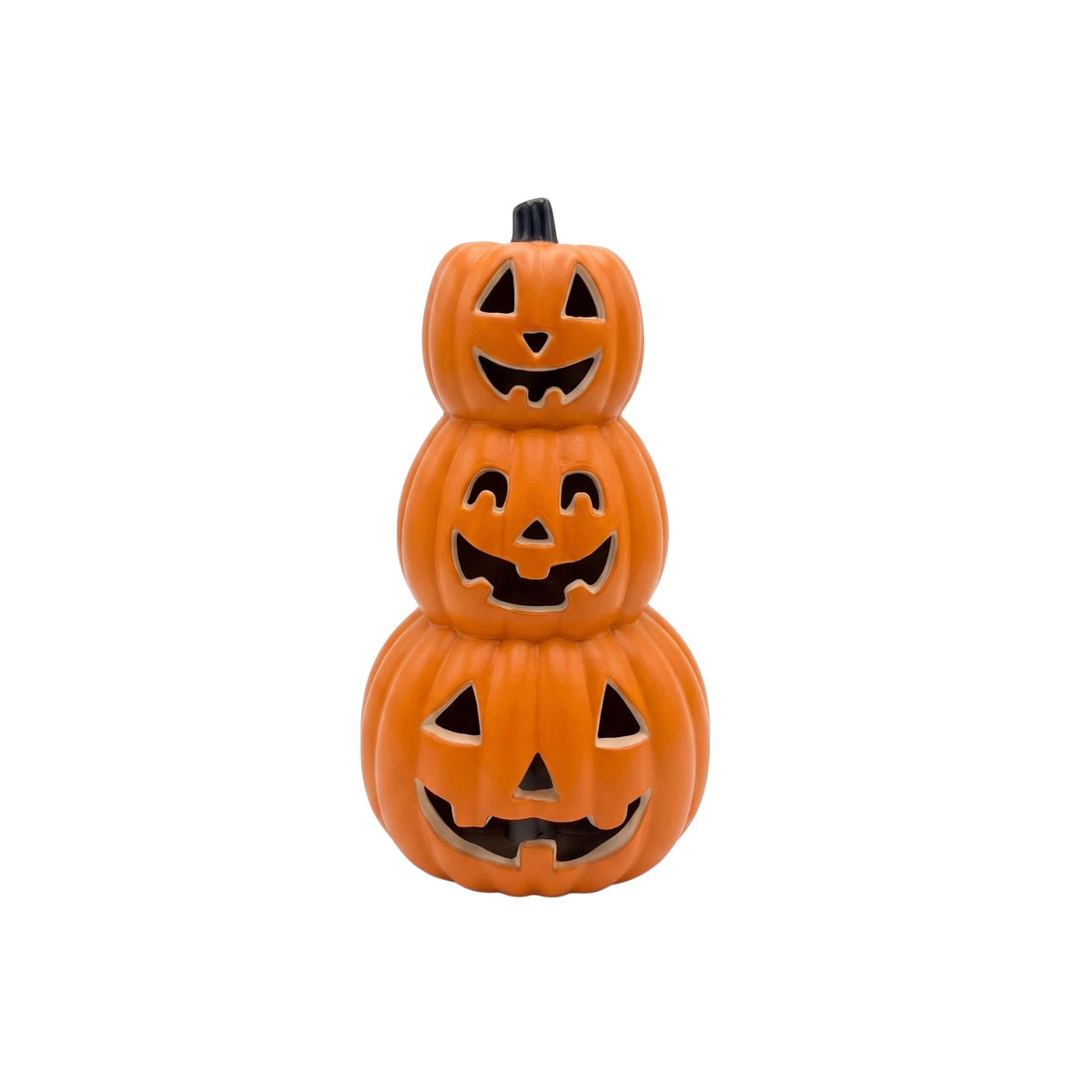 Halloween - Decorative Plastic Pumpkins with  Lights