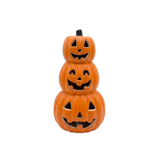 Halloween - Decorative Plastic Pumpkins with  Lights