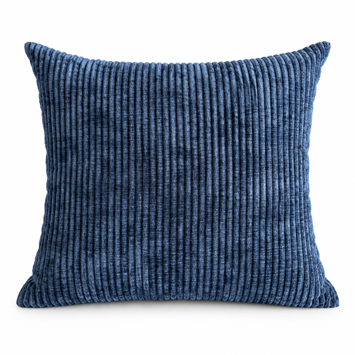 Pillow - 22x22 Navy Blue Corduroy