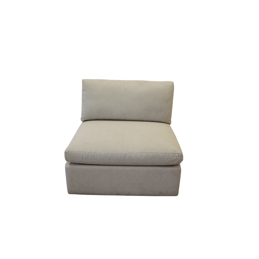 Sectional - Blair Light Grey Armless